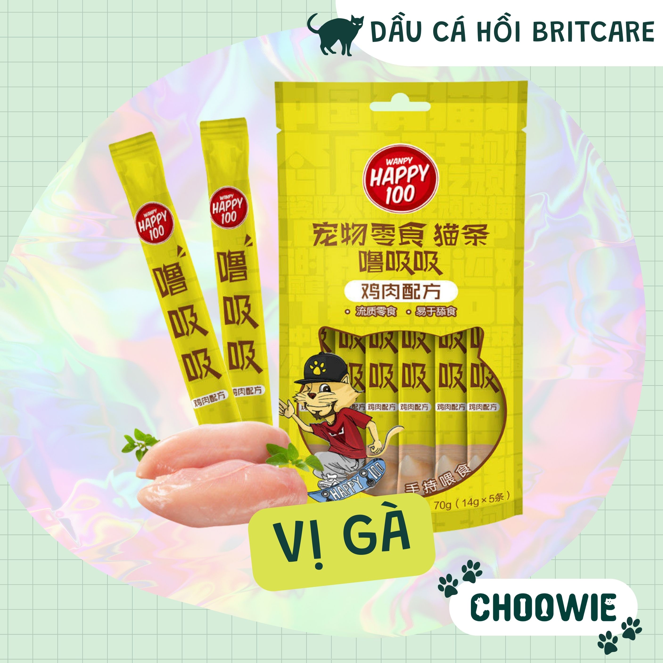 Súp thưởng Wanpy Happy 100