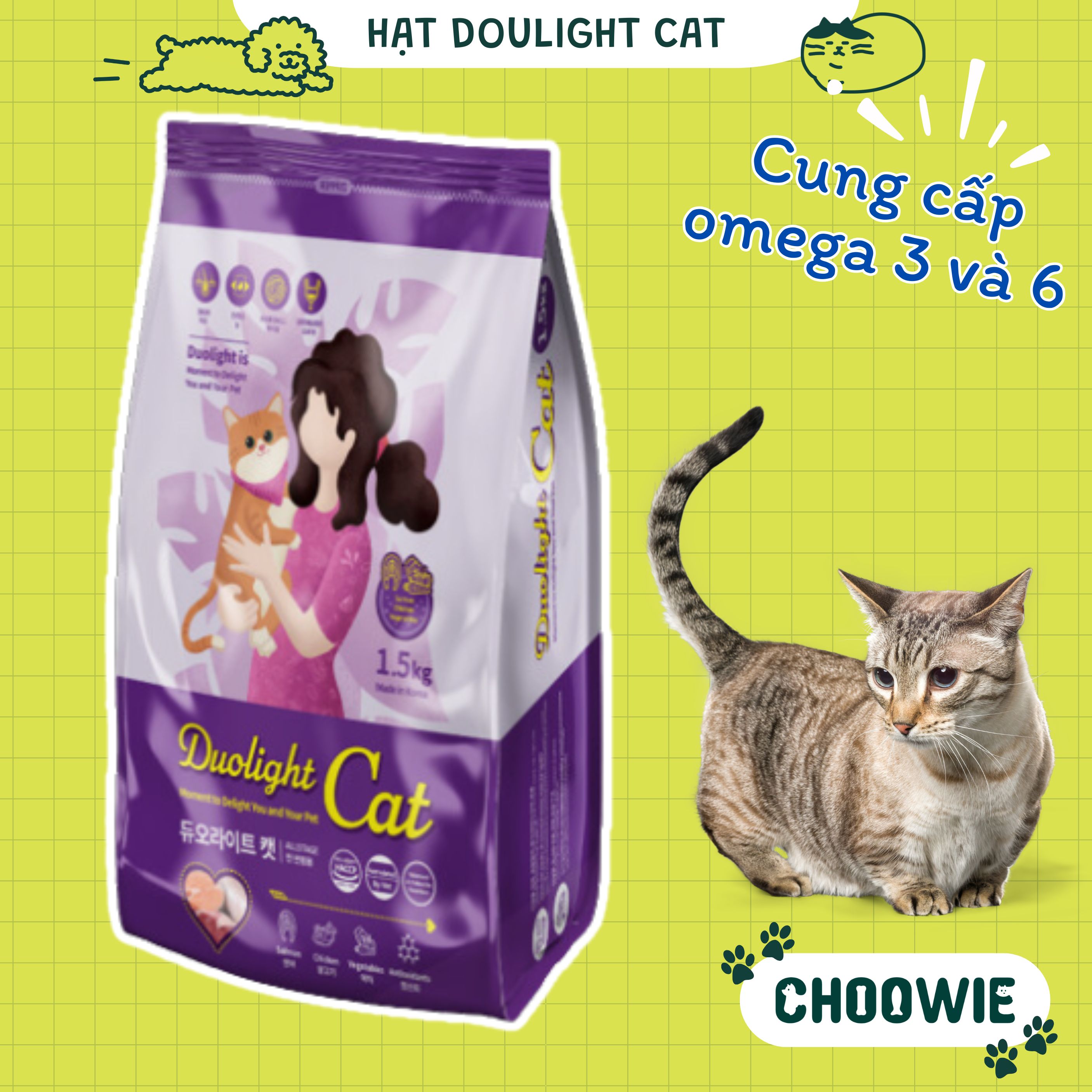 Hạt cho mèo Doulight Cat