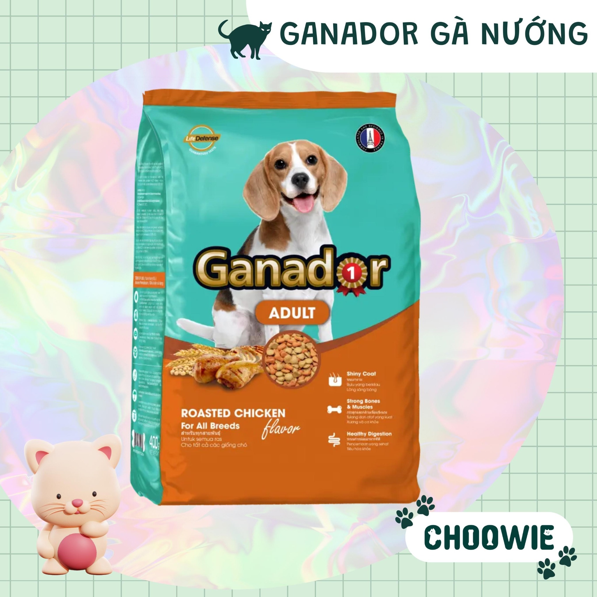 Hạt Ganador dành 400 gr - Gà nướng
