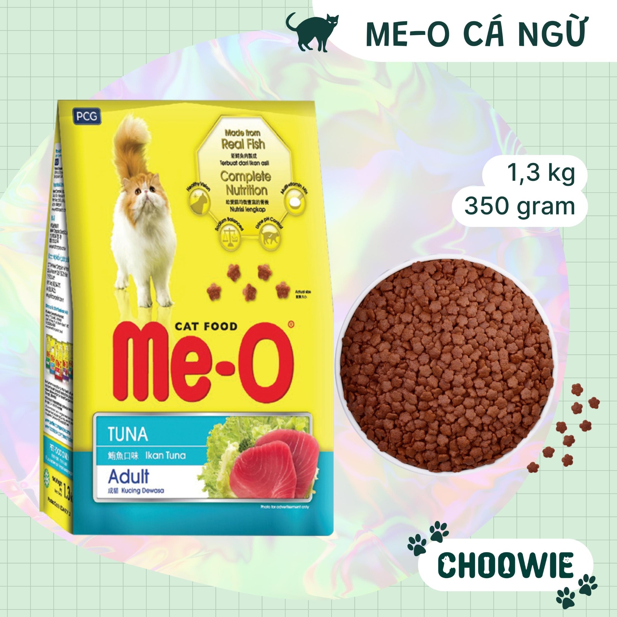 Hạt cho mèo Me-O Cá Ngừ