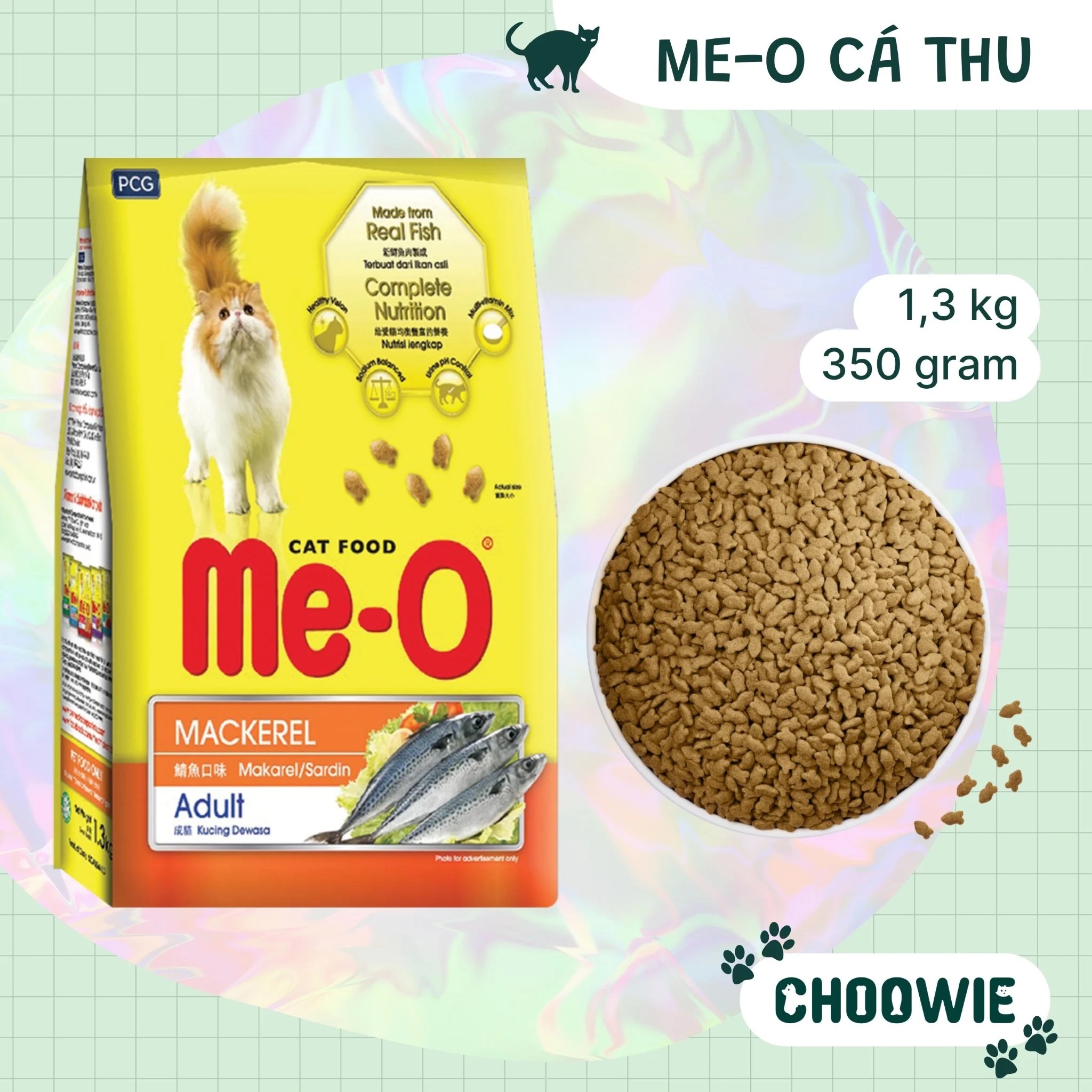 Hạt cho mèo Me-O Cá thu
