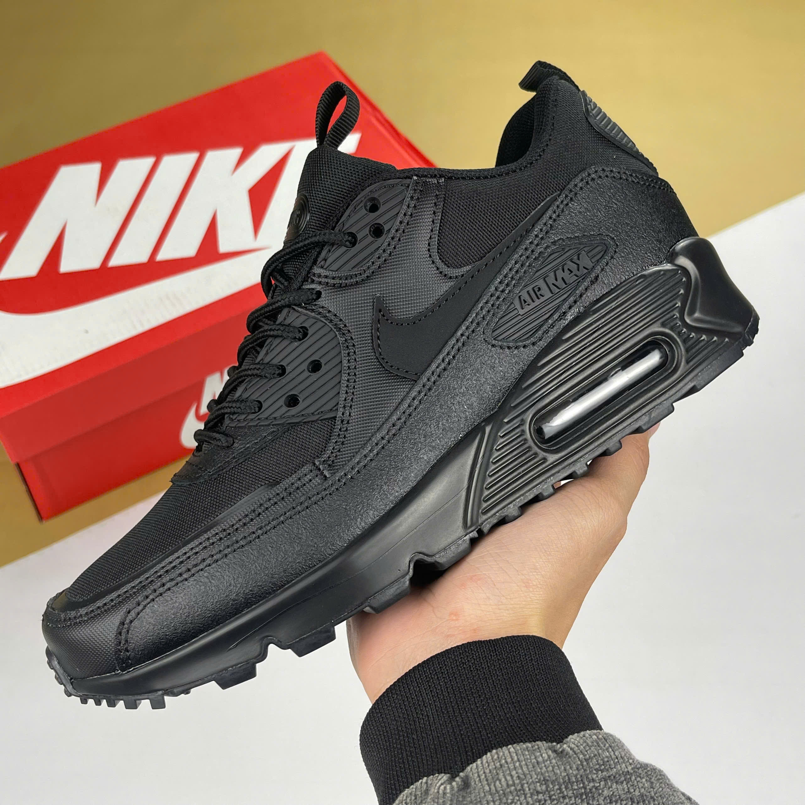 Giày Nike Air Max 90 Surplus Black Full Đen