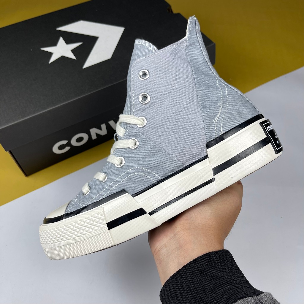 Giày Converse Chuck Taylor 1970 Plus Wolf Grey High Top Cổ Cao Xanh Kem Đế Ghép [S]