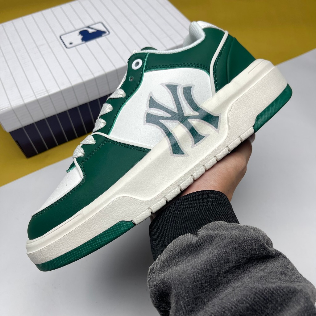 Giày MLB Liner Basic New York Yankees Green, MLB Liner Xanh Lá Trắng [S]