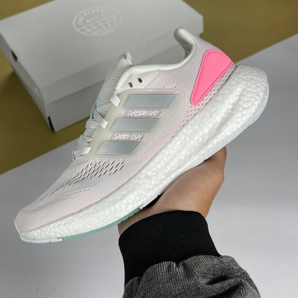 Giày Adidas Pureboost Beam Pink, PureBoost Hồng Xám [S]