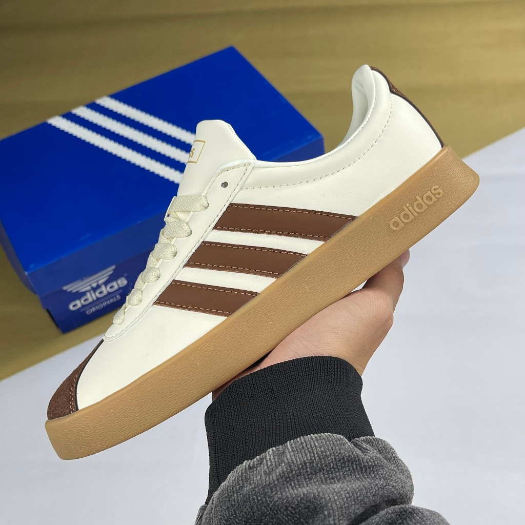 Giày Adidas Neo Vl Court 2.0 Milk White, Court 2.0 Kem Nâu [S]