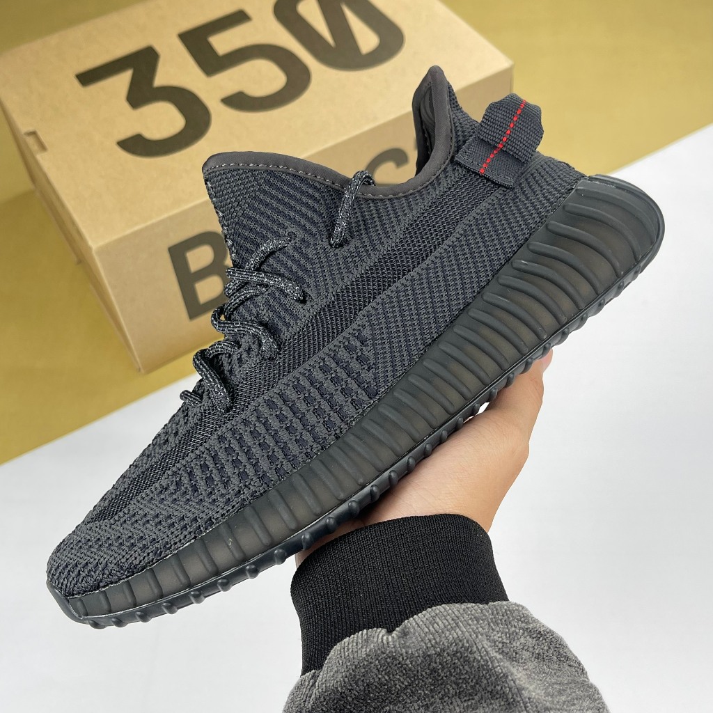 Giày Adidas Yeezy 350 V2 Black Reflective Đen Phản Quang Boost Nén Hạt