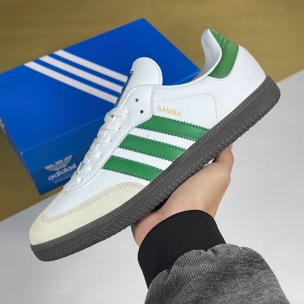 Giày Adidas Samba White Green Samba Trắng Xanh Lá [S]