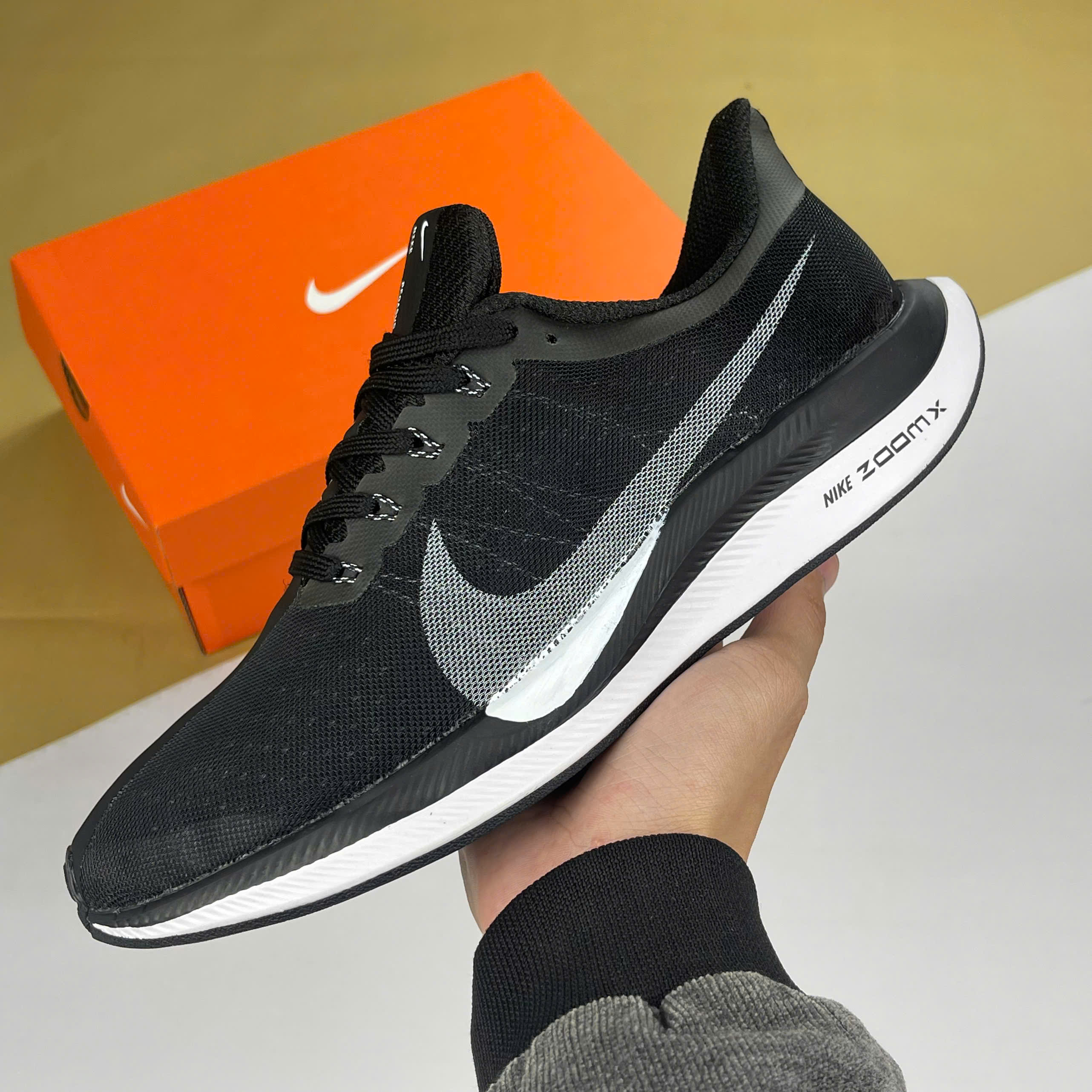 Giày Nike Zoom Pegasus 35 Turbo 2.0 Black White, Zoom Đen Trắng