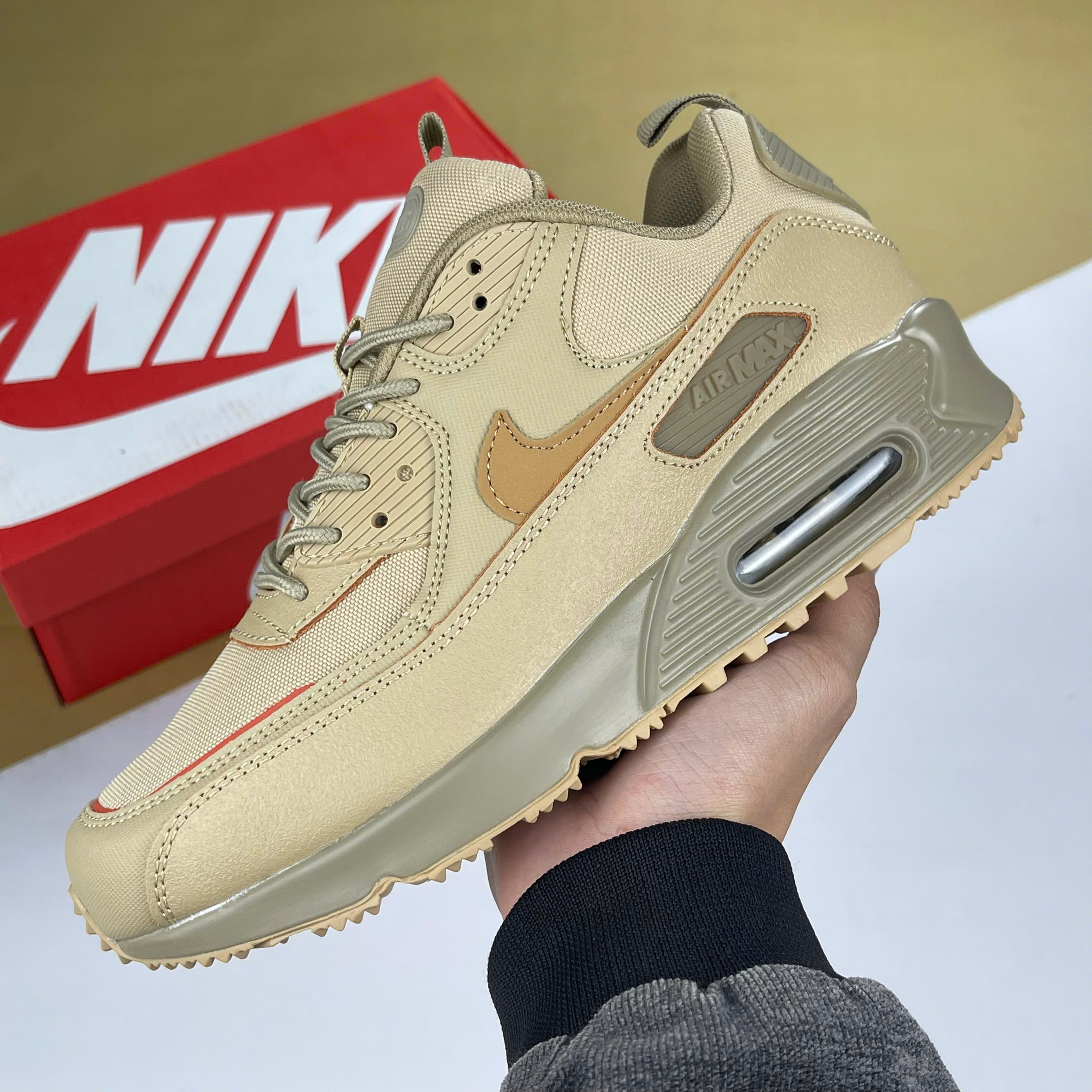 Giày Nike Air Max 90 Surplus Desert Camo, Air Max 90 Nâu