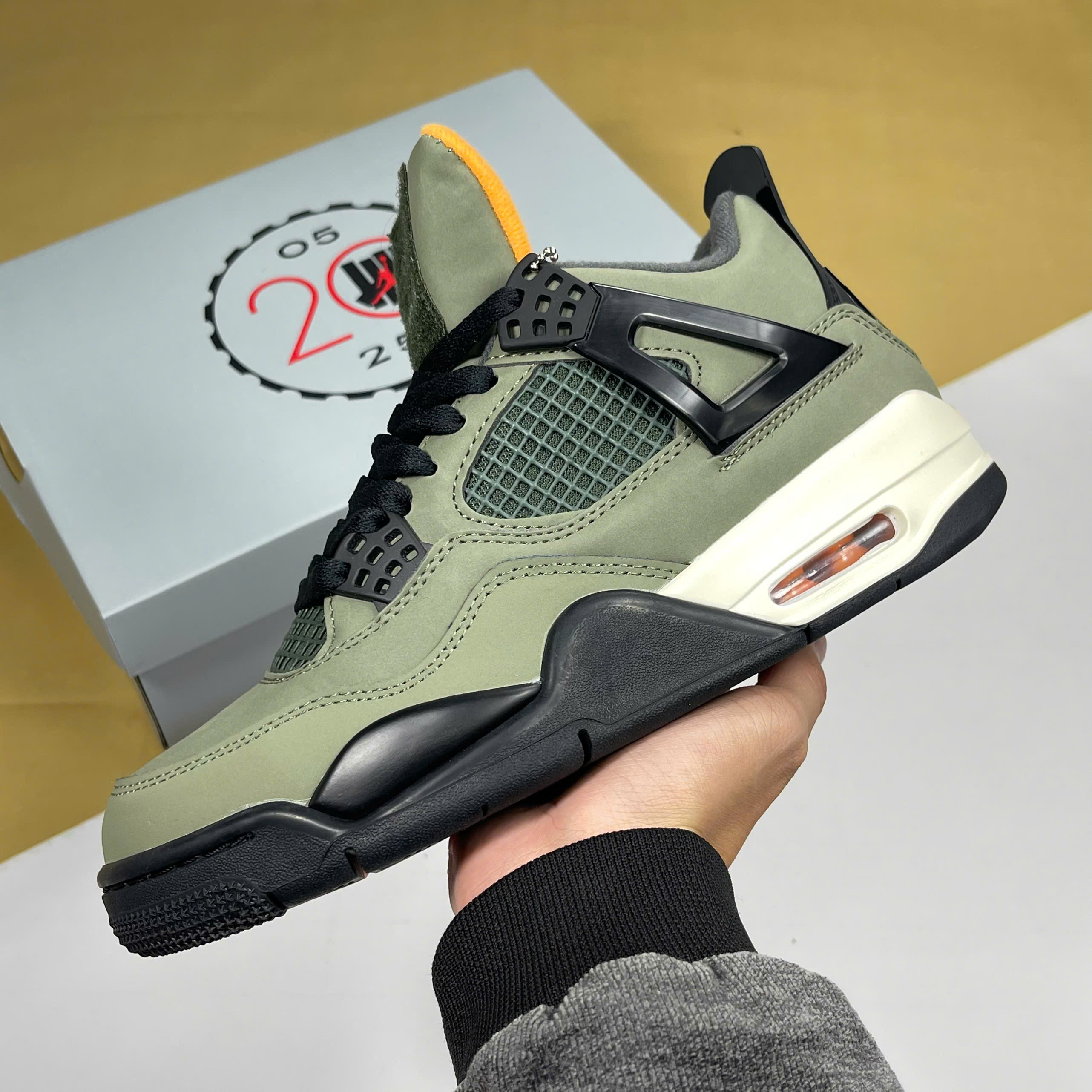 Giày Nike Air Jordan 4 Undefeated Xanh Rêu - Nike giày thể thao chất lượng