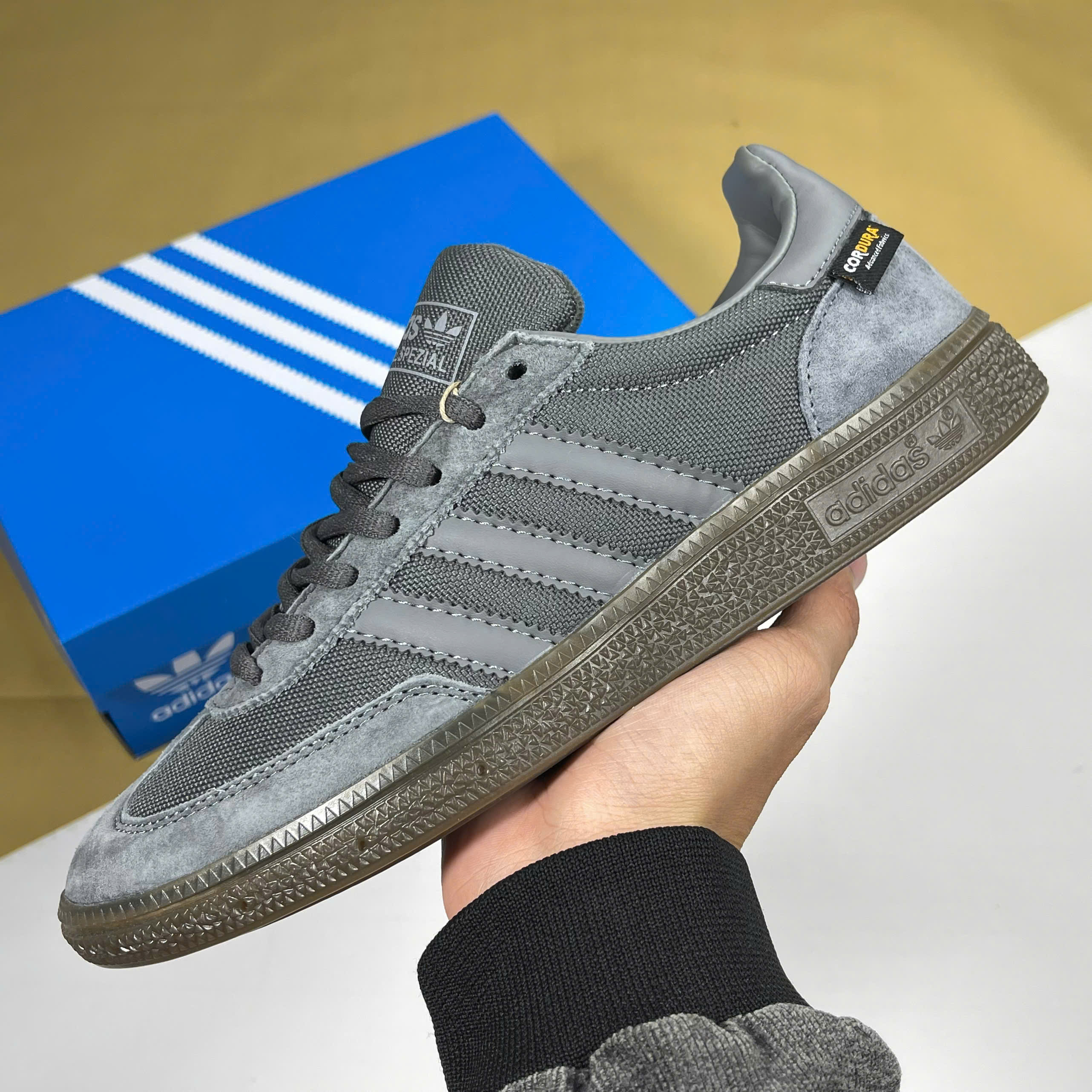 Giày Adidas Handball Spezial Grey Gum Xám [S]