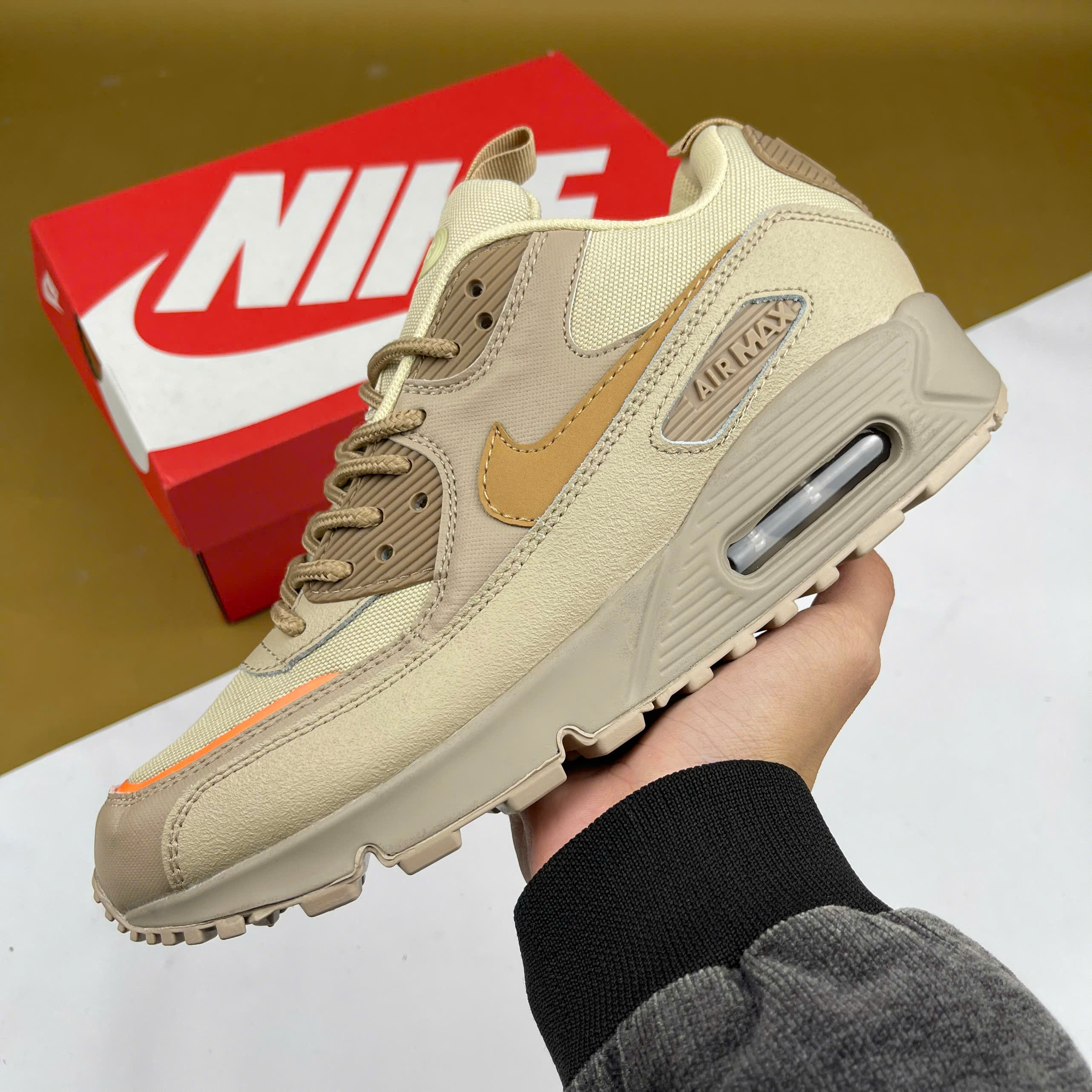Giày Nike Air Max 90 Surplus Desert Camo, Air Max 90 Nâu - Nike ảnh 9 giày thể thao chất lượng