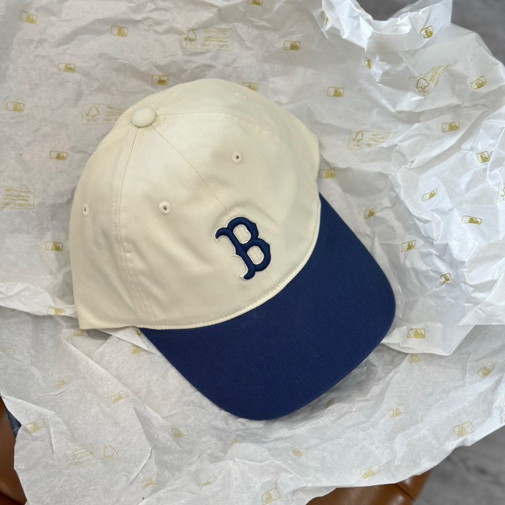 Nón MLB Begie Blue