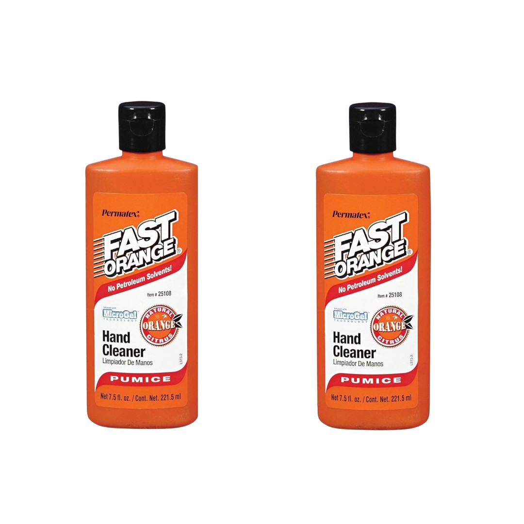 Nước Rửa Tay Có Hạt Cát Tẩy Sạch Dầu Mỡ Công Nghiệp Fast Orange - 25113, Fast Orange Pumice Lotion (Brush-Up), PERMATEX