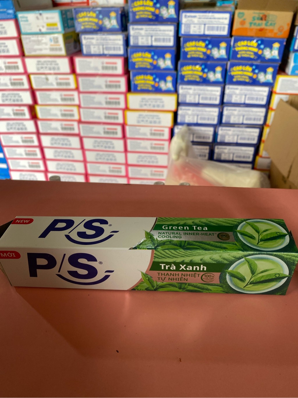 KEM ĐÁNH RĂNG PS trà xanh