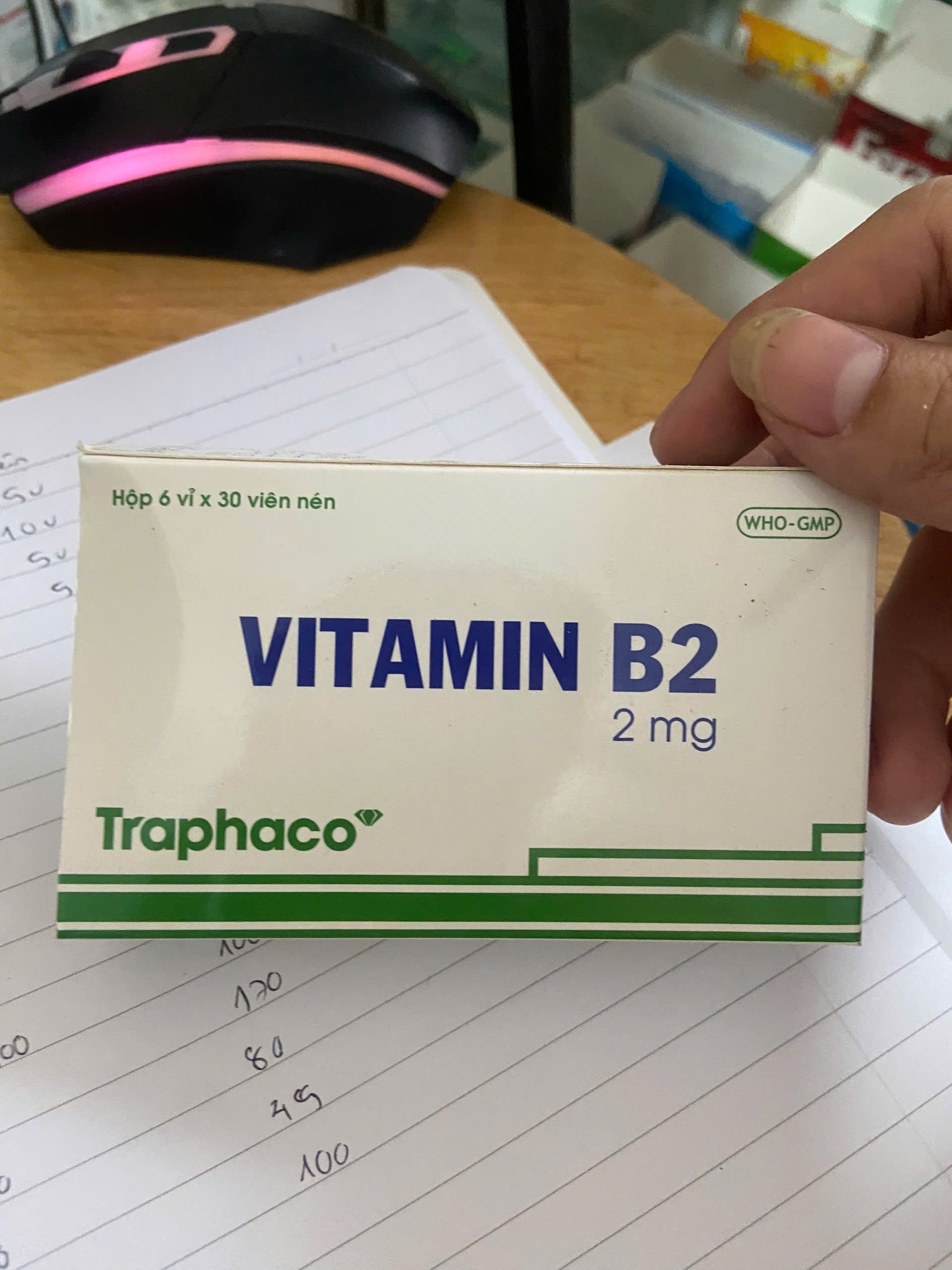 Vitamin B2 Traphaco-duoc-ban-tai-Nhà thuốc Tâm Đức