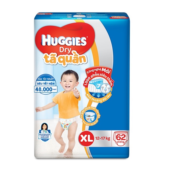 Bỉm quần Huggies XL60 12-17kg mẫu mới-duoc-ban-tai-Én Store - CN Hưng Nguyên