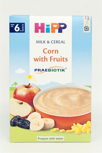 Bột ăn dặm HIPP bắp, sữa & hoa quả 6m+ 250g-duoc-ban-tai-Én Store - CN Hưng Nguyên