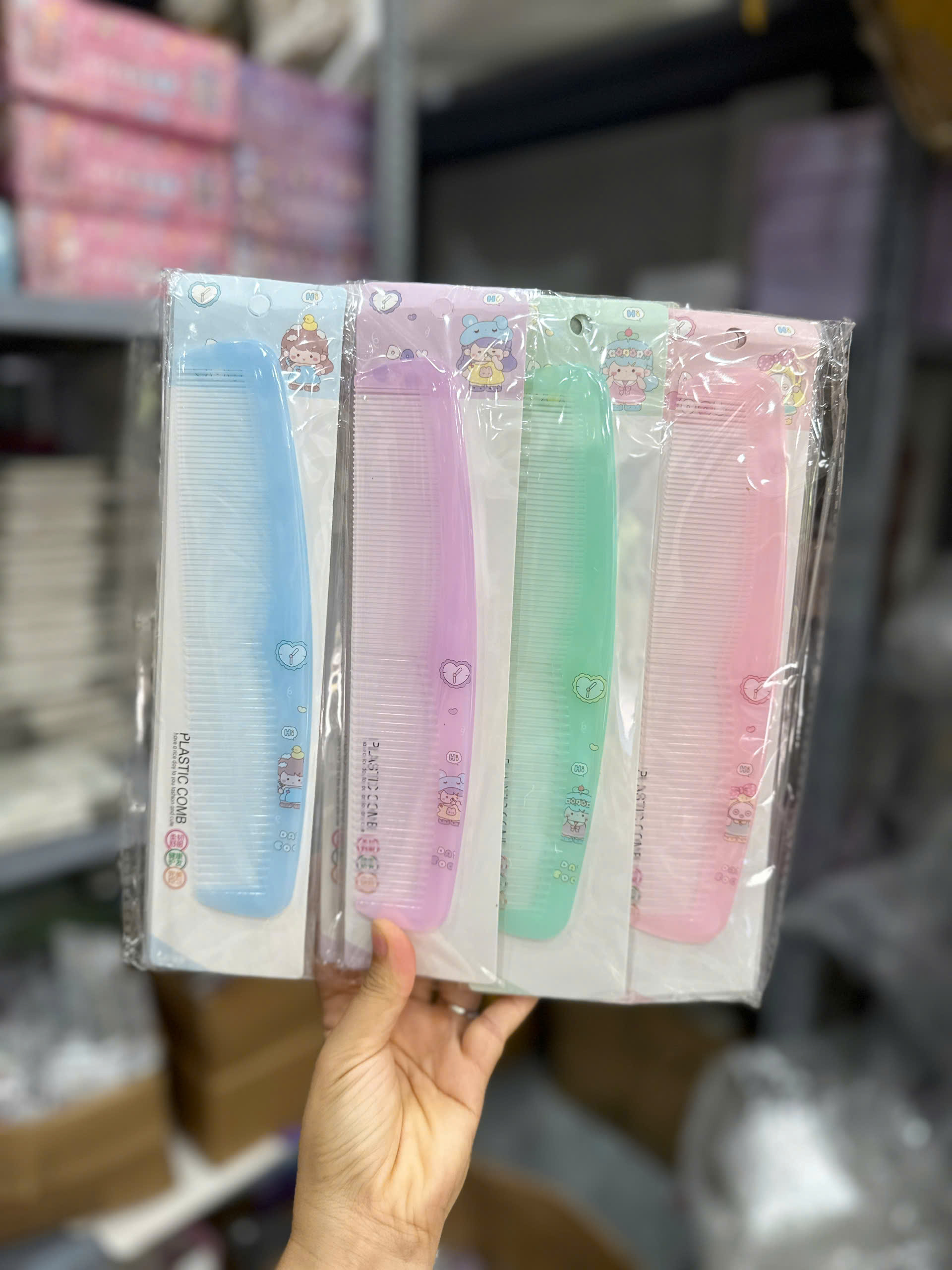 Lược nhựa chải tóc (Lố 20 cái)