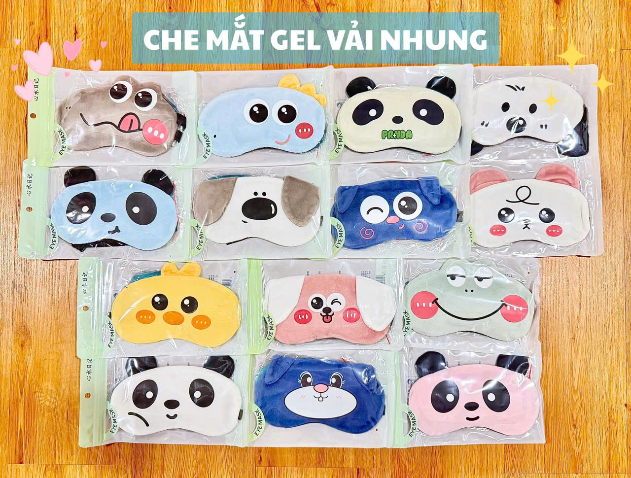 Miếng che mắt vải nhung