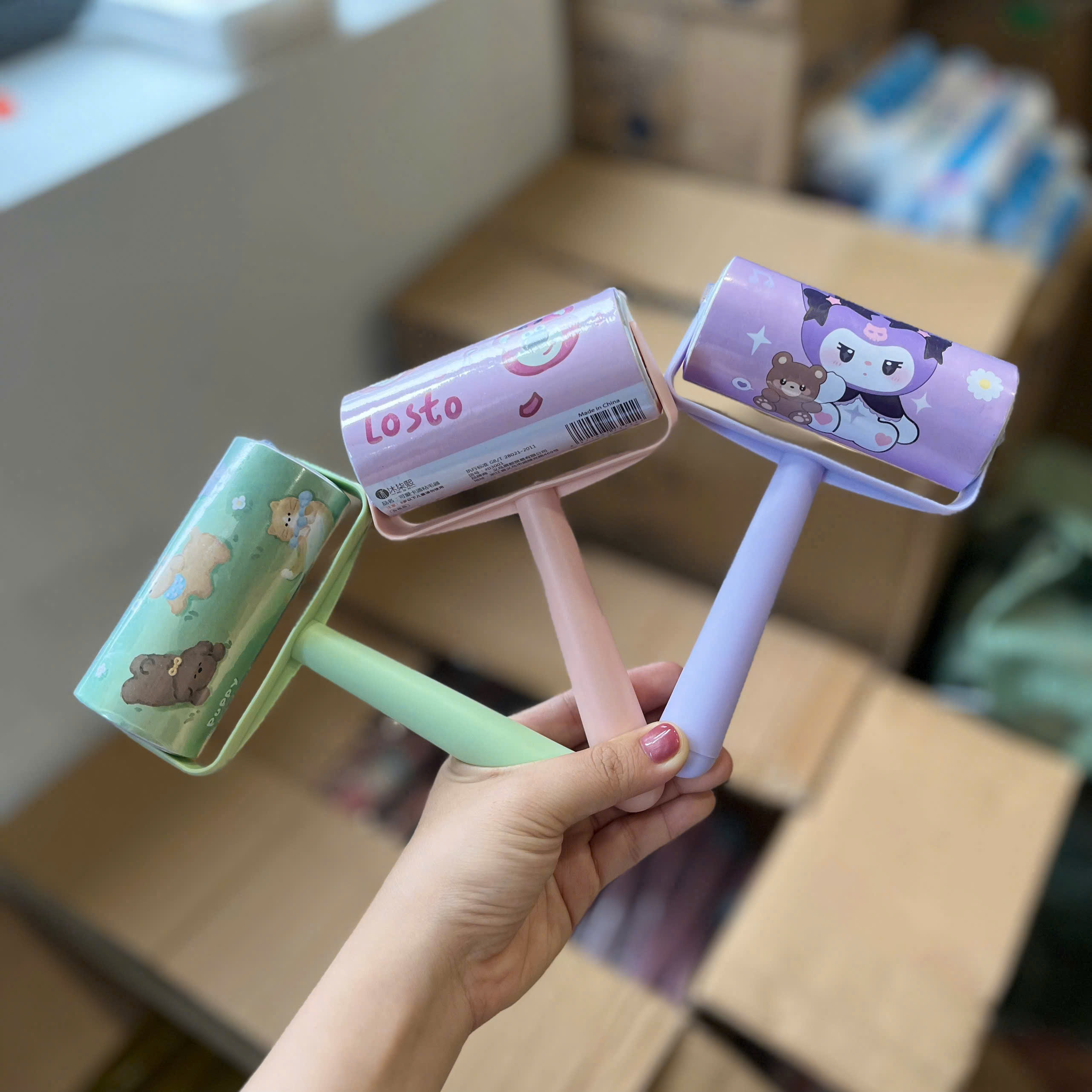 Cây lăn bụi hoạt hình