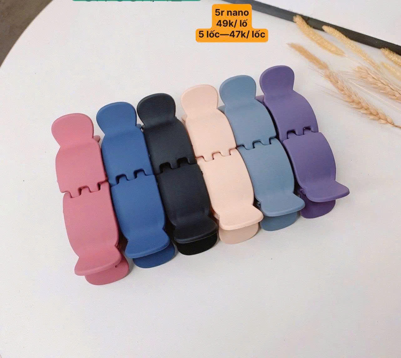 Kẹp tóc càng cua 5 răng