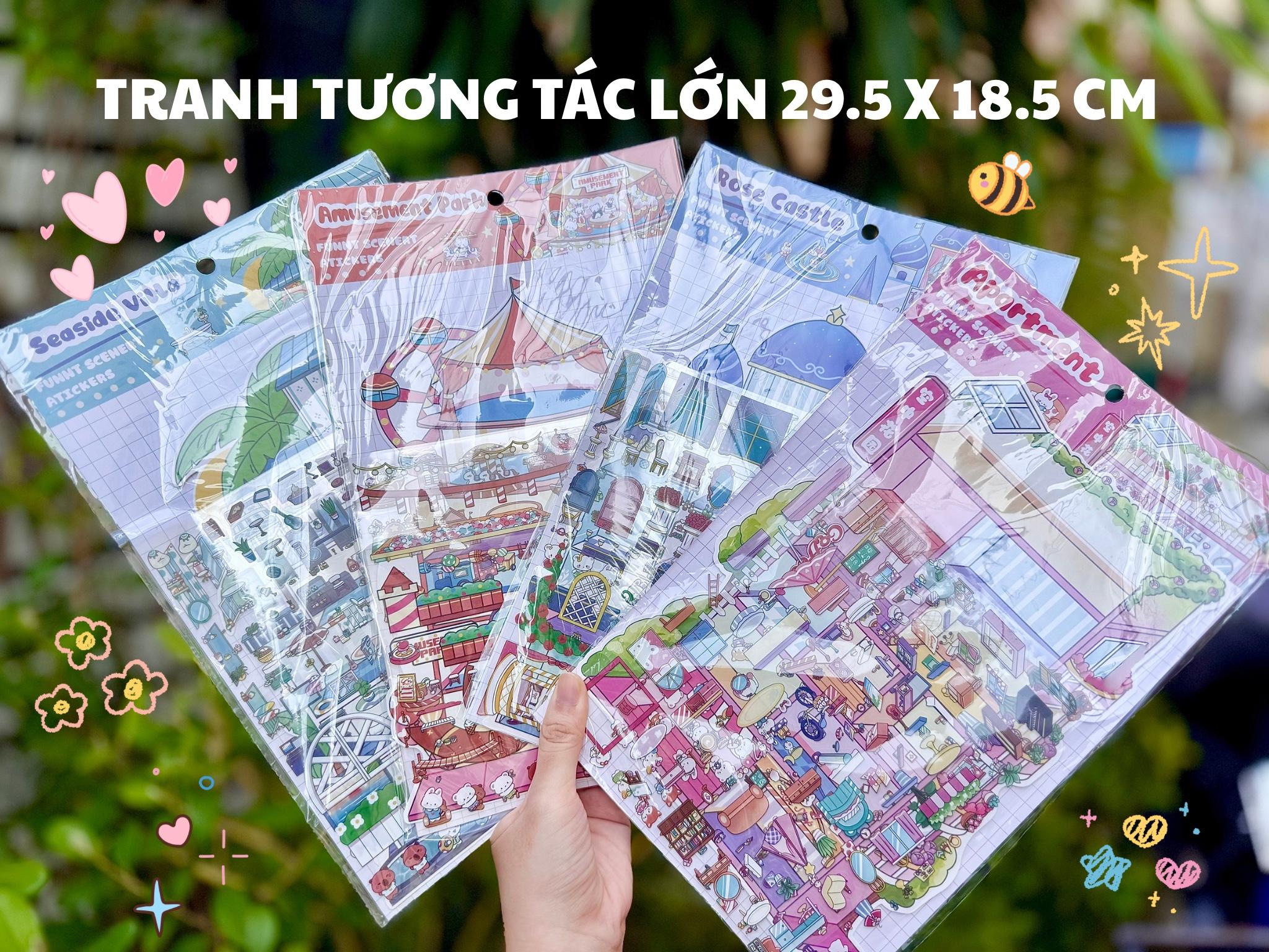 Sticker tương tác lớn 18cm*29.5