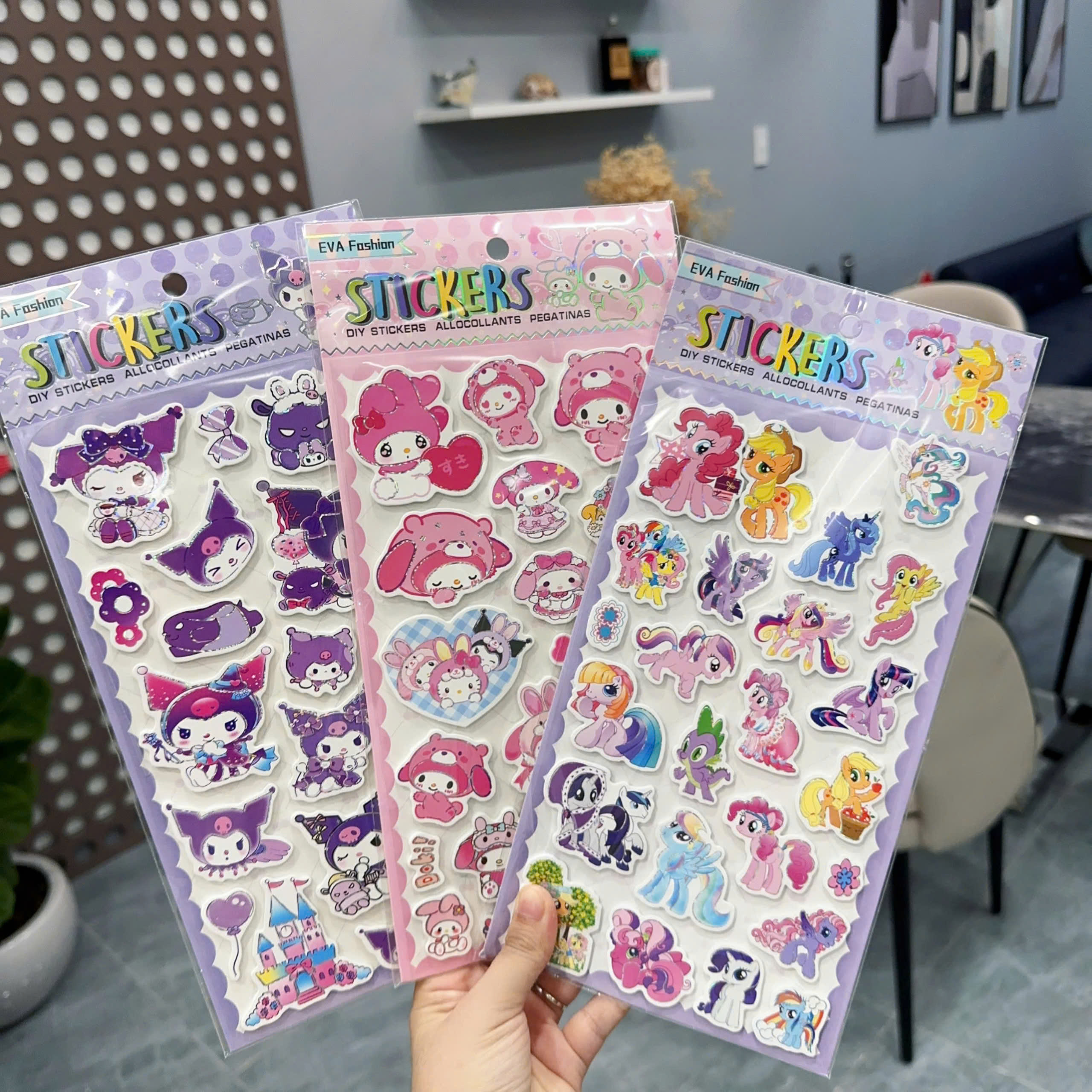 Sticker nổi 1 tấm 14.5*30cm QSE