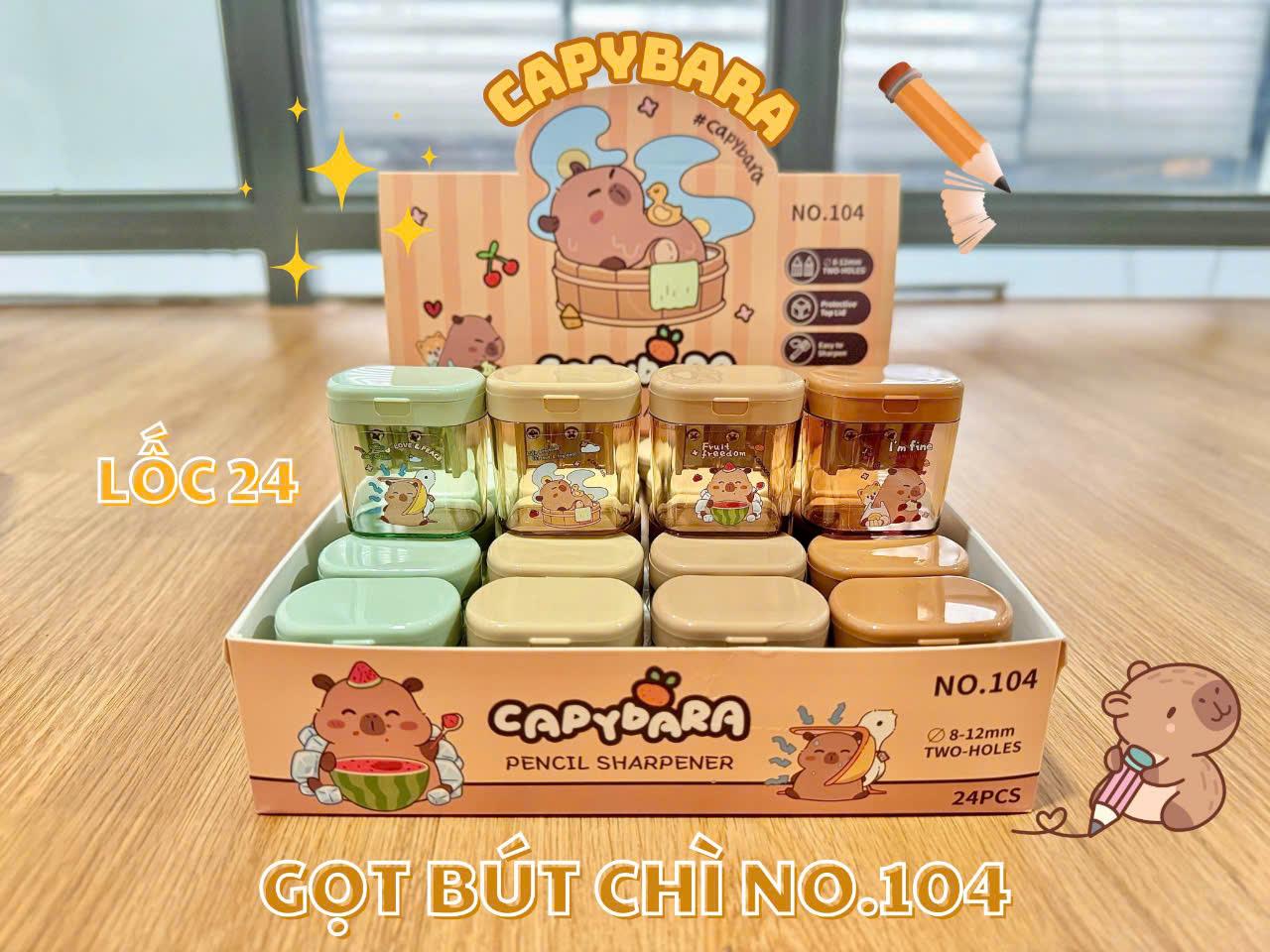 Dụng cụ gọt bút chì capy, kurumi 104 - 112, lốc 24c
