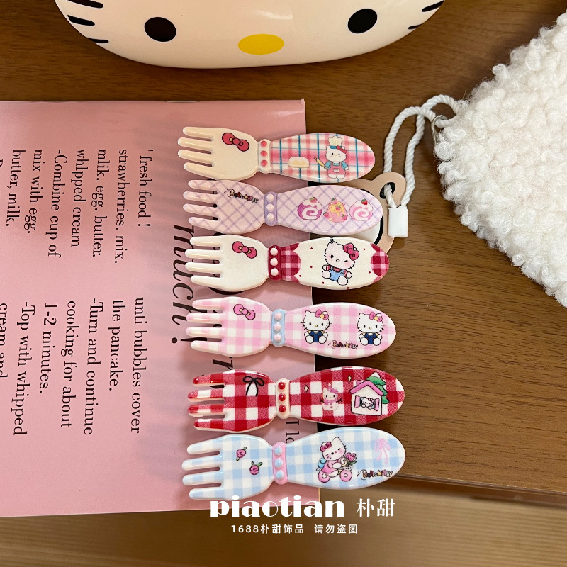 Kẹp tóc thời trang cho nữ, mã meka