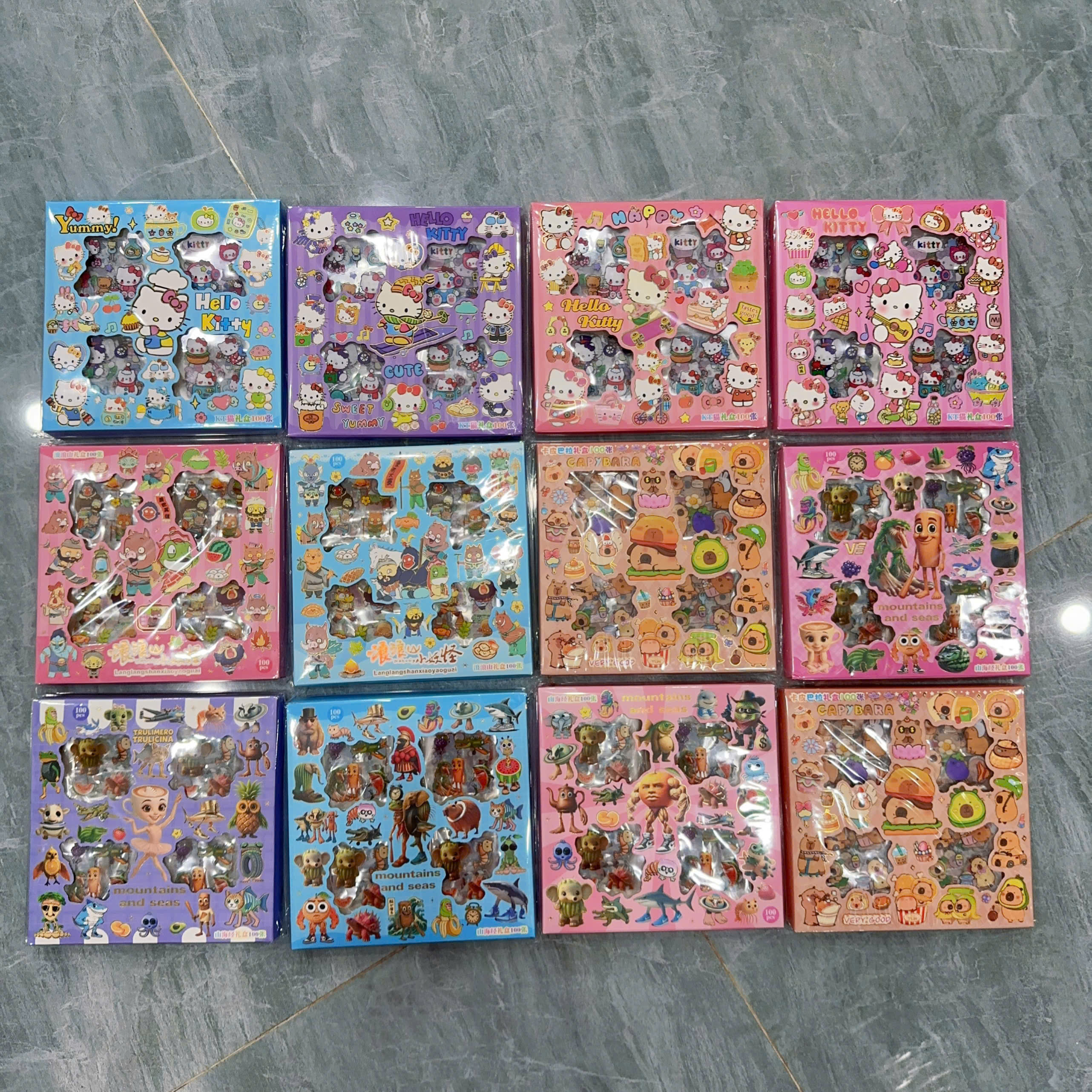Hộp 100 tấm sticker