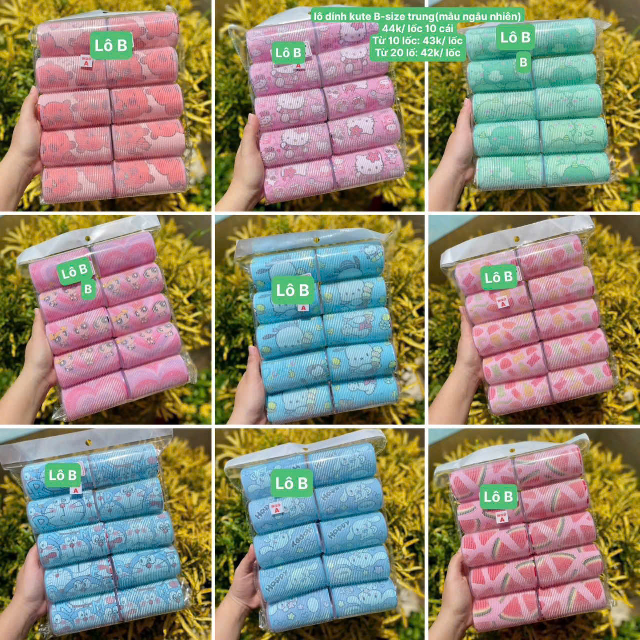 Cuốn dính B - Gói 10 cái
