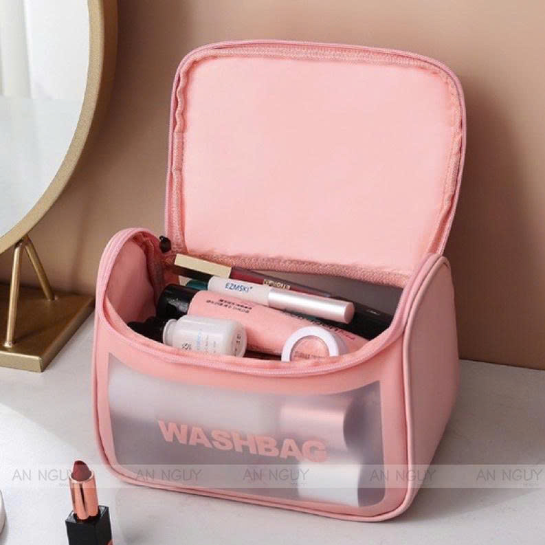 Túi xách tay, nhựa PVC, Mã Washbag, KT:33x25x15cm