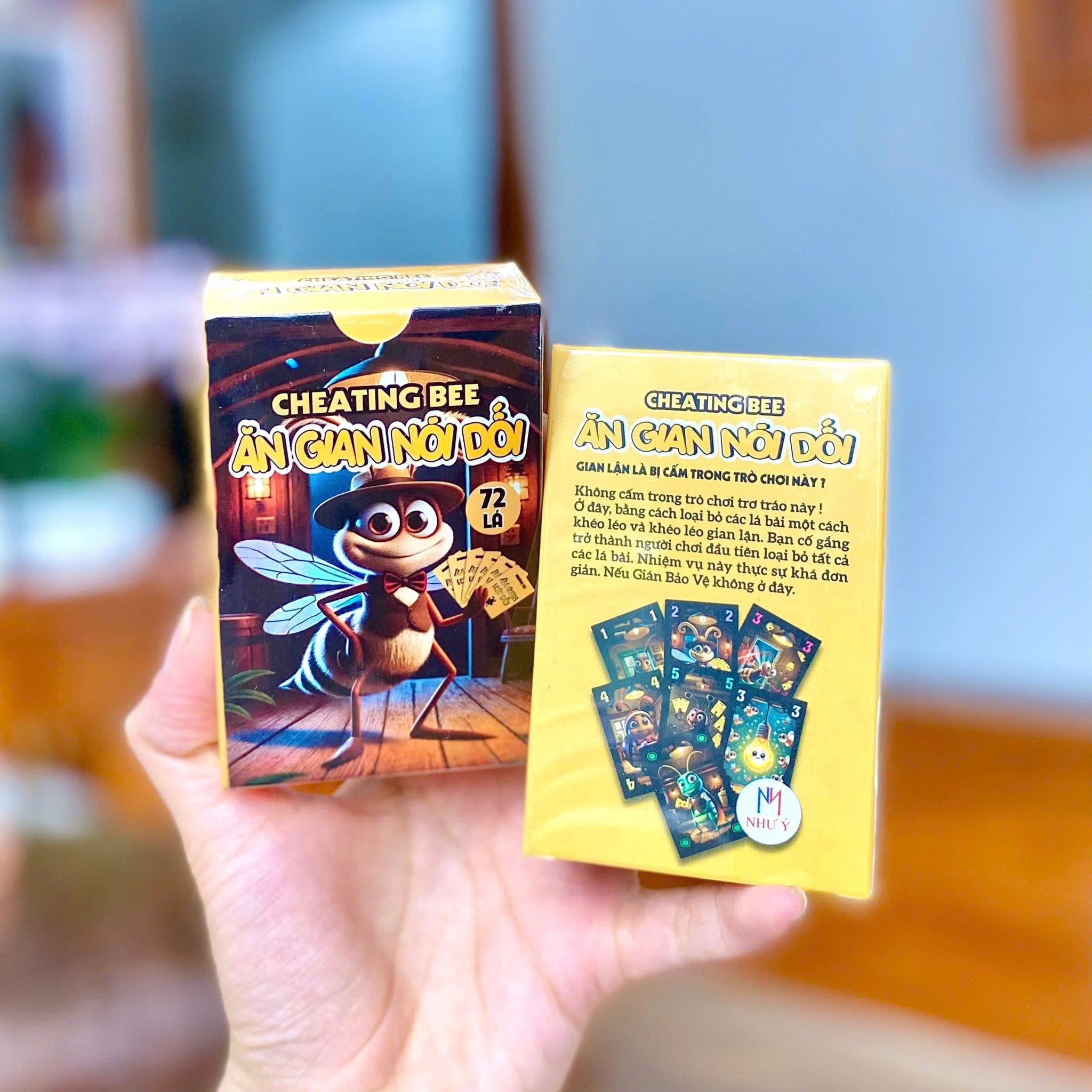 Bộ trò chơi Ăn Gian Nói Dối Cheating Bee 72 lá