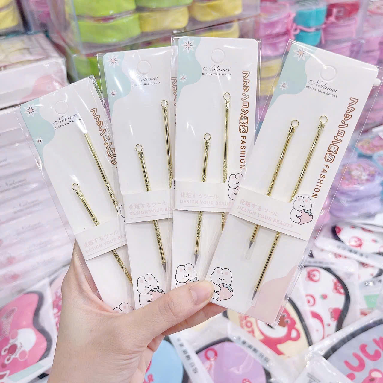 Bộ 2 que nặn mụn bằng thép không gỉ