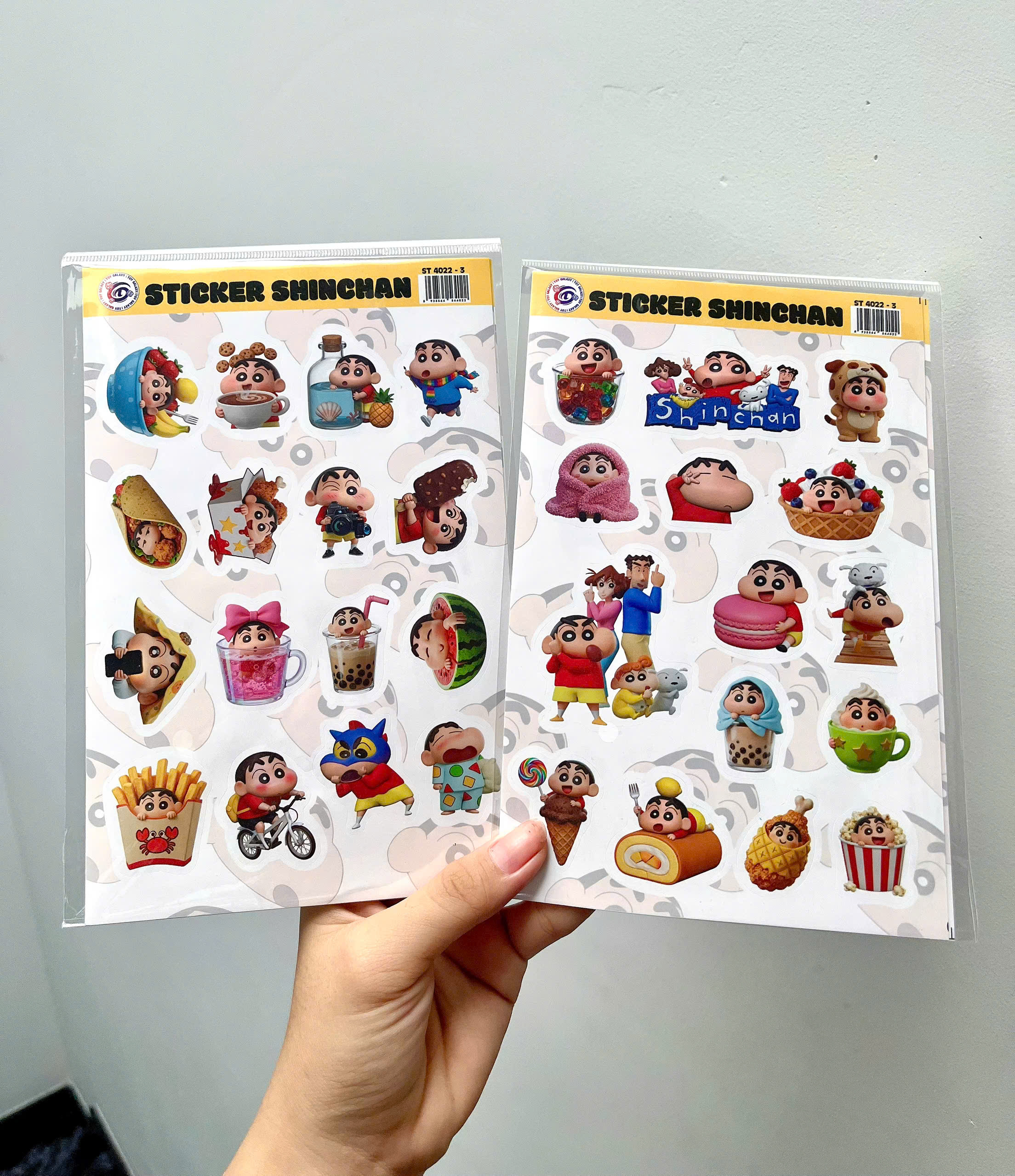 Bộ Hình Dán Sticker 4 Tấm