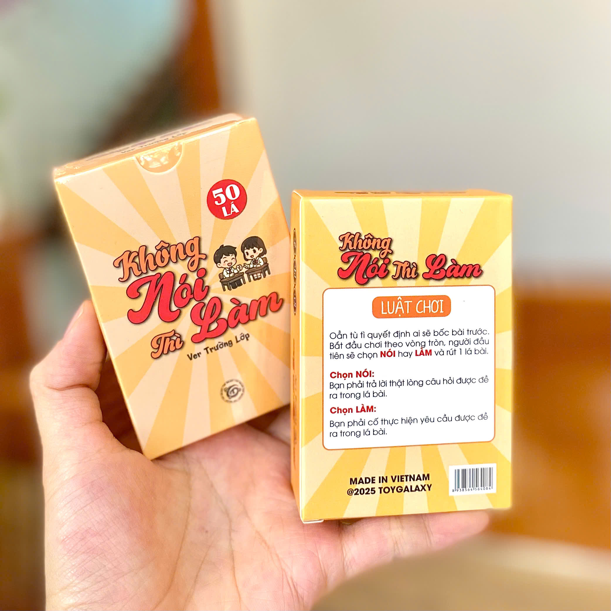 Bộ trò chơi Không Nói Thì Làm Ver Trường lớp 50 lá