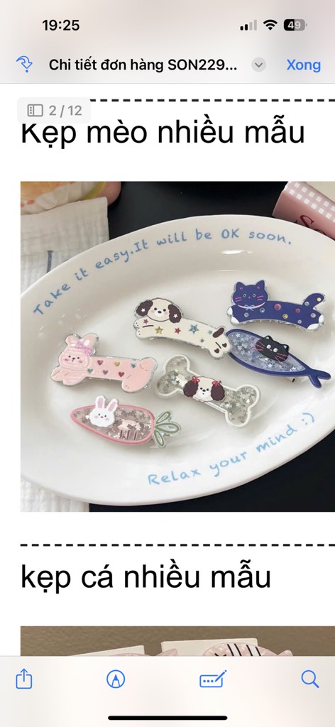SET 2 KẸP MÈO