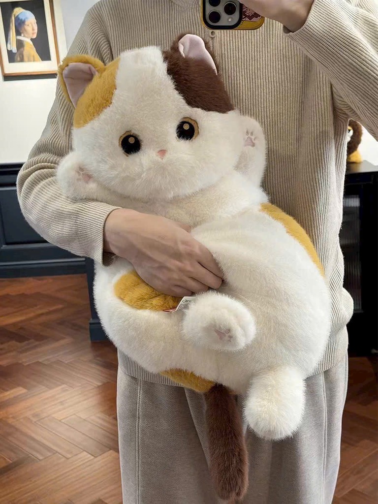 GẤU BÔNG GỐI ÔM MÈO TAM THỂ 65CM