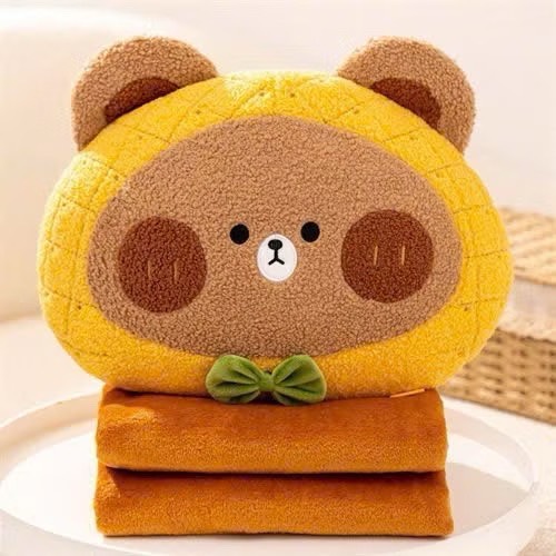 BỘ GỐI MỀN GẤU NÂU QUẢ THƠM