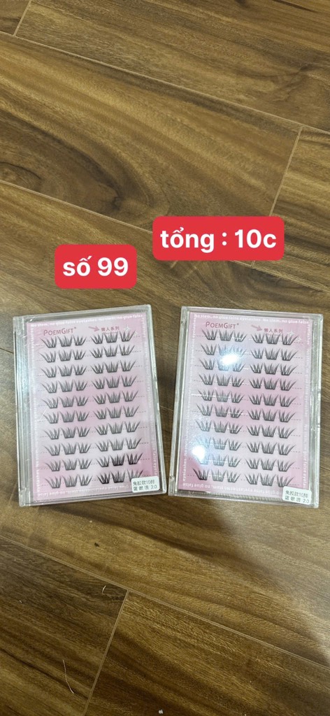 HỘP MI HỒNG 3 CỤM 10 POEM