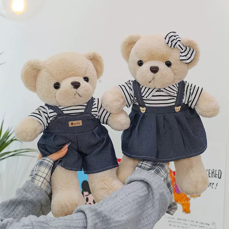 TEDDY VÁY YẾM XANH 90CM QC