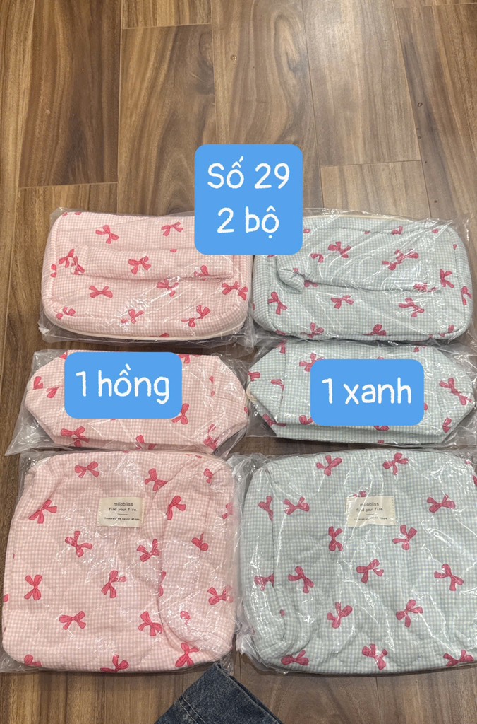 TÚI ĐỰNG MỸ PHẨM SET 3 CHI TIẾT