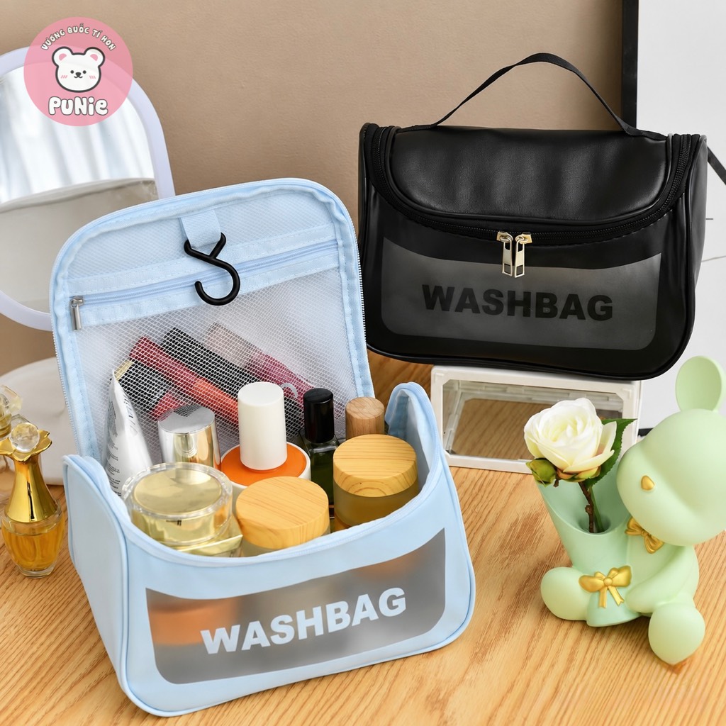 TÚI NHỰA ĐỰNG MỸ PHẨM WASH BAG LỚN