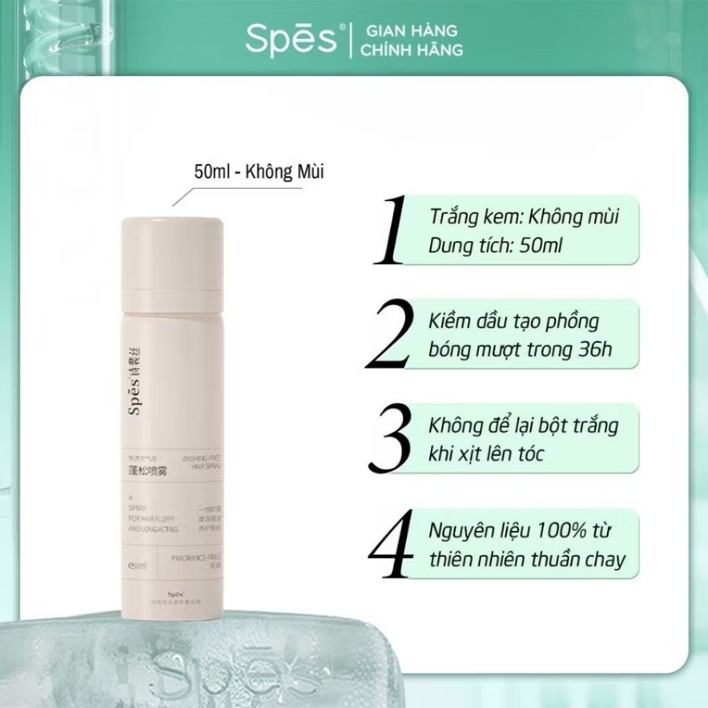 GỘI KHÔ SPES 50ML KHÔNG MÙI