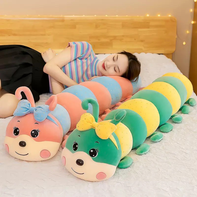 SÂU MÁ HỒNG ĐEO NƠ QC HỒNG 120CM