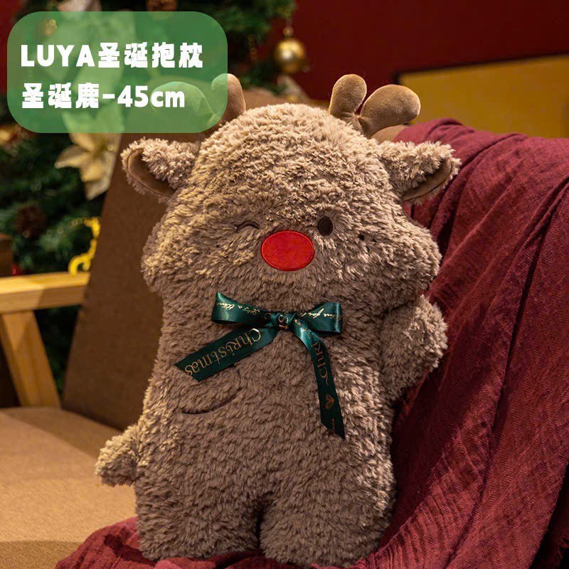 TVT-NAI SỪNG 40CM NOEL NÂU