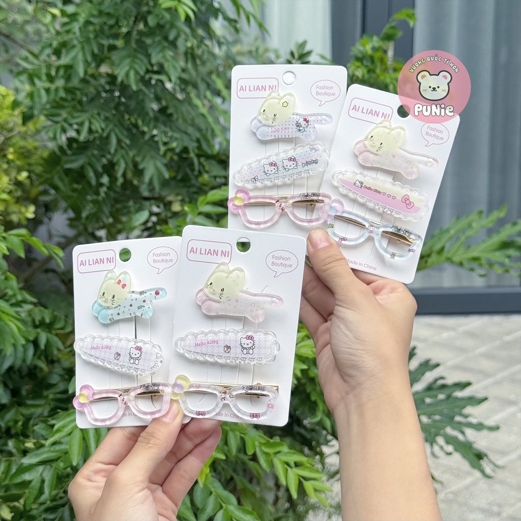 SET 3 KẸP KÍNH MÈO