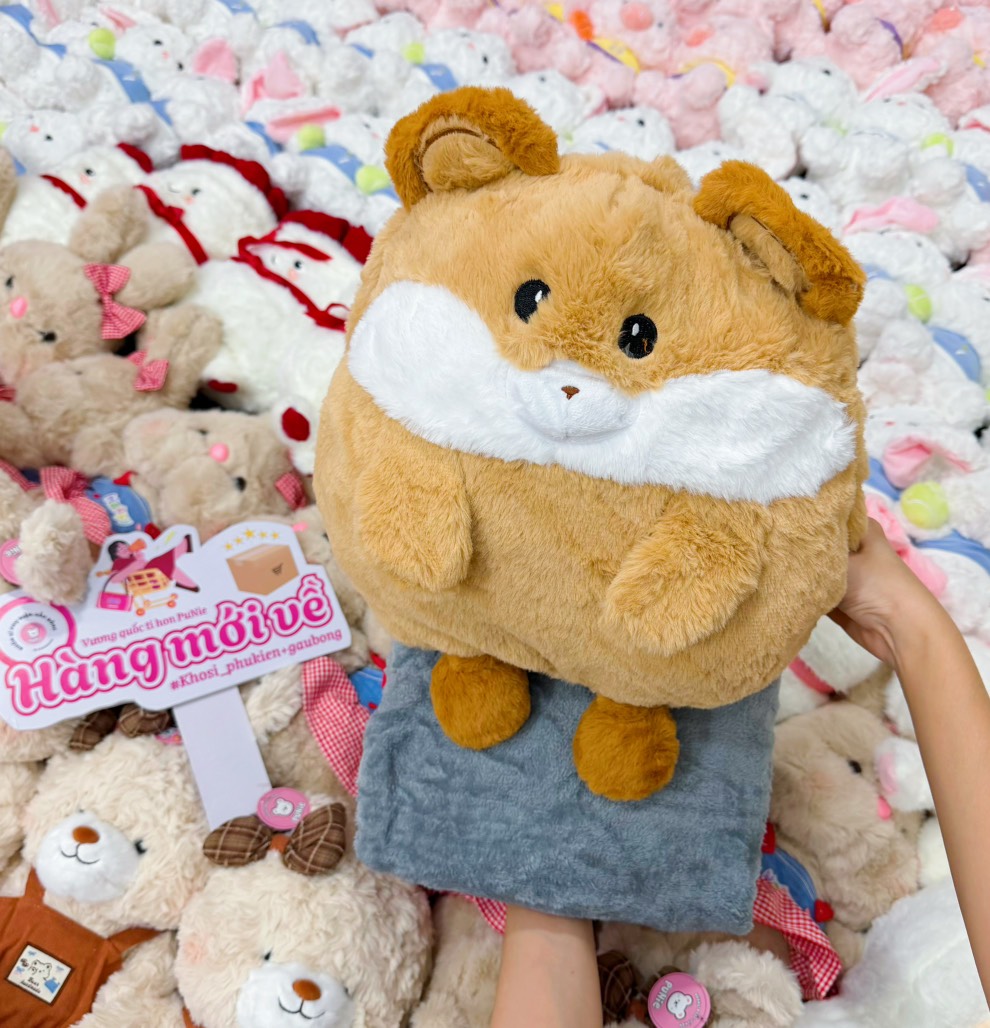 BỘ GỐI MỀN CHUỘT NÂU